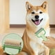 thumbnail image 1 of Peine de doble cara para anudar mascotas | Peine para depilación y antipulgas para perros y gatos | Mango ergonómico para un cepillado sin enredos | Verde o gris, 1 of 6