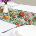 thumbnail image 4 of Yayeee Table Runner 70 inches Long Home Kitchen Dinning Party Decoration, Green Floral Tomatoes, 4 of 7