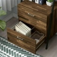 thumbnail image 5 of Bowery Hill Wood 1-Drawer File Cabinet in Light Brown Hickory, 5 of 8