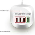 thumbnail image 5 of Fast Charger, Quick Charge 3.0, Bolts Pro, 4-Port USB Ultra Fast Smart Charger, Compatible With All Leading Mobile Devices Charging Station for Multiple Devices, 5 of 11