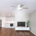 thumbnail image 5 of Fresh White 44 Inch Low Profile 5 Blade Indoor Ceiling Fan, Ideal for Bedrooms and Living Rooms, Quiet DC Motor, LED Light with Remote, Eleve Comfort, 5 of 11