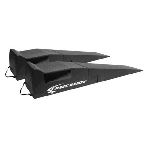 Race Ramps RRARRXT2HD 67 in. Heavy Duty Magna Service Ramps with Metal Tray,Black, 2 Piece