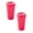 Hot Pink*2pc, variant on 2Pc 475ml Reusable Coffee Cups with Lids, To Go Travel Cups, Hot or Cold Drinks, Dishwasher and Microwave Safe, 5.91 Inch, Orange,plastic coffee cups with lids