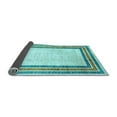thumbnail image 2 of Ahgly Company Indoor Rectangle Abstract Light Blue Modern Area Rugs, 2' x 3', 2 of 4