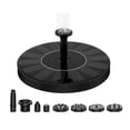 thumbnail image 3 of Fuente solar Piscina Jardín Fuente de agua corriente Fuente de pájaro flotante Bañera al aire libre Patio Fuente Fuente solar - 13 cm TUNC Sencillez, 3 of 5