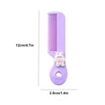 thumbnail image 3 of Cute Kids Hair Comb, Pink, Plastic, 4.5 Inch, Detangling Brush with Decorat, 3 of 8