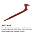 thumbnail image 5 of Unique Bargains Craft Cutting Tools, 360 Degree Rotating Blades Cutter with 15 Degree Blade, Red, 5 of 5