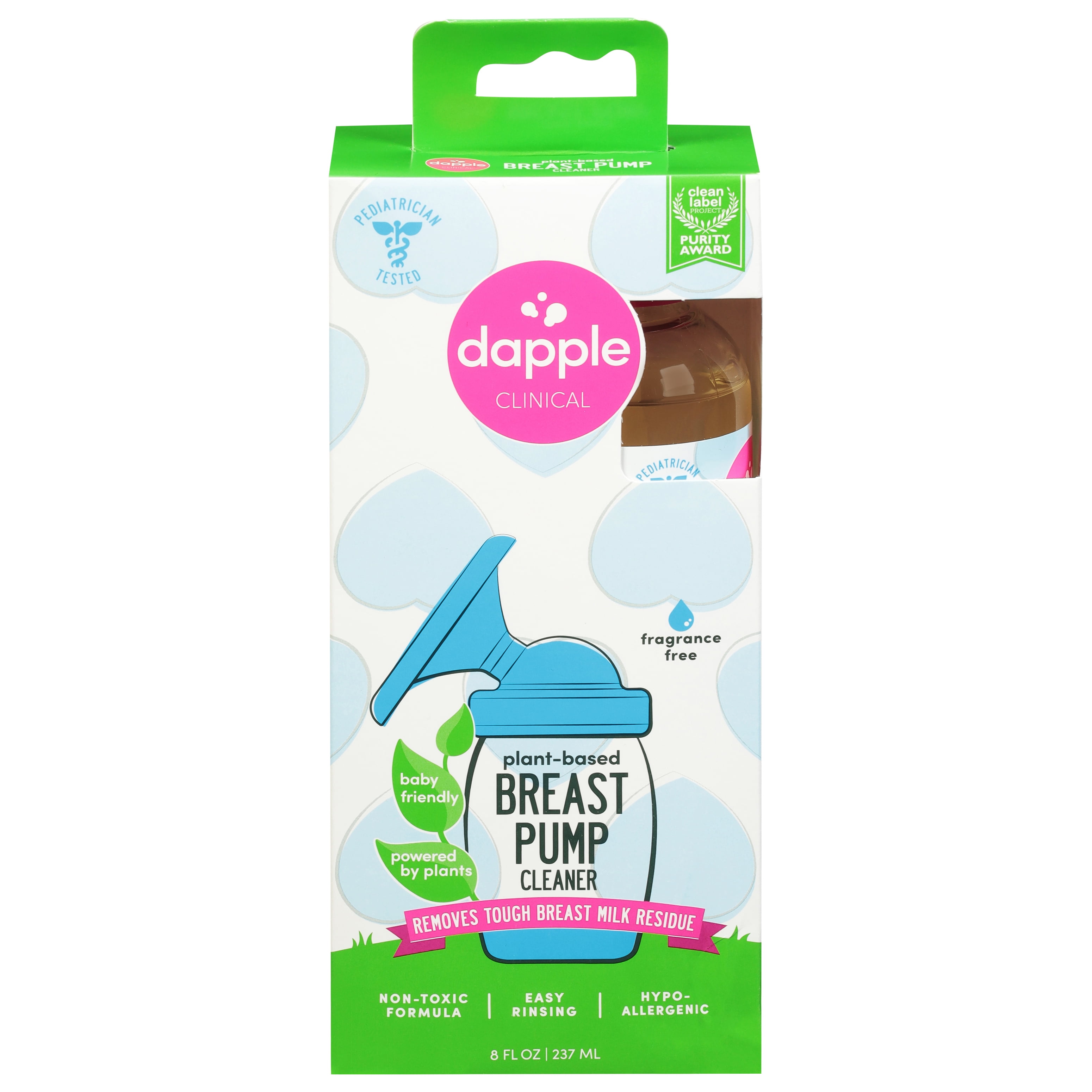 Breast Pump Wipes by Dapple Baby, 25 Count, Fragrance Free, Plant Based &  Hypoallergenic Wipes - Removes Milk Residue, Leaves No Taste - Convenient