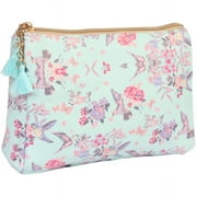 Riah Fashion Floral Print Cosmetic Bag