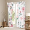 thumbnail image 3 of Manfei Romantic Rose Curtains Pack of 2 (42x84 Each) for Kids, Princess Cute Bowknot Bow Curtains Blackout, Flower Floral Bedroom Curtains, Curtains and Drapes Home Decor, 3 of 6