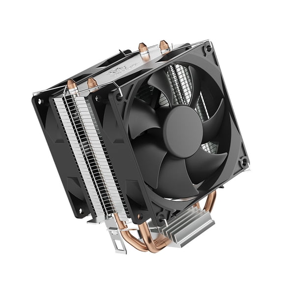 CPU Cooling fan 2 Heat Pipes PC Radiator 12V 4PIN Quiet Cooling Fan for LGA 775 1700 1851 115X 1200 CPU Cooling Fan