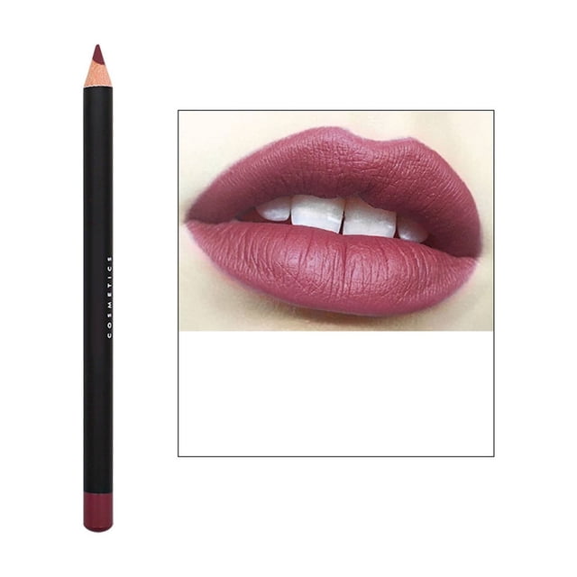 Beauty Makeup Multi Color Lipstick Lip Pencil Non Fading Double Headed Lip Liner 0.5G, Lip Liner