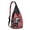 Black-49, variant on Mushroom Sling Backpack – Fairycore Cottagecore Crossbody Bag with Vintage Fungi Print, Psychedelic Boho Daypack for Witchy Aesthetic, Hiking, and Everyday Magic