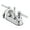 Polished Chrome, variant on Kingston Brass KB8612DL 4 in. Centerset Bathroom Faucet, Polished Brass