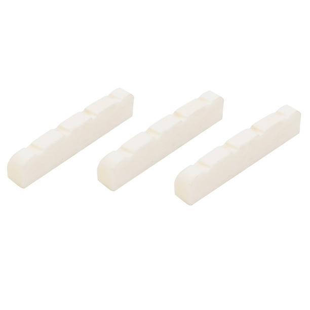 Bass Nut, FlatBottomed Shape Beef Bone Guitar Nuts PreSlotted For