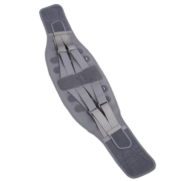 Ceinture Dorsale, Cadeaux Respirants 4 Plaques en Acier Détachables Ceinture Lombaire 5 Plaques Intégrées L pour Soulagement de la Douleur Lombaire pour Hommes