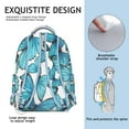 thumbnail image 5 of "Butterfly Laptop Backpack for Students - Lightweight & Roomy, Durable Bookbag with Floral Design, Great Gift for College", 5 of 6