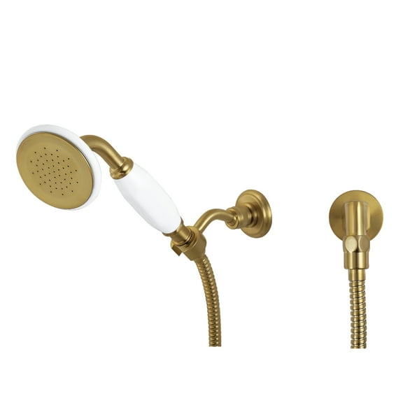 Kingston Brass KX1067BE Victorian Hand Shower Kit, Brushed Brass