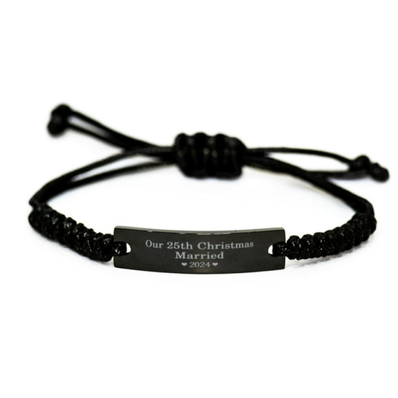 Our 25th Christmas Married Bracelet 2024 Christmas Gift