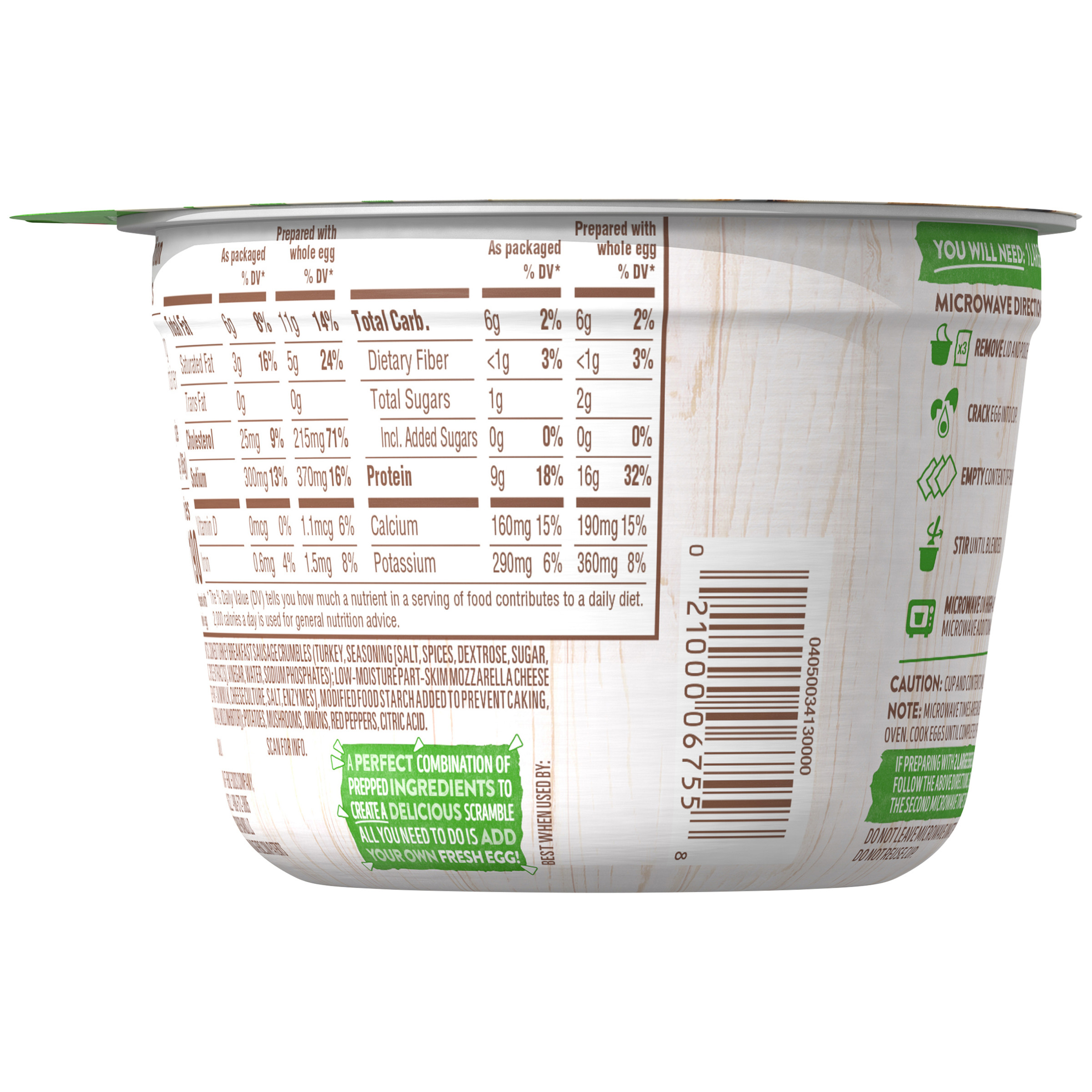Just Crack an Egg Rustic Scramble Breakfast Bowl Kit, 3 Oz ...