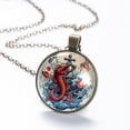 thumbnail image 6 of Fish Necklace Personalized Custom Photo Round Pendant Adjustable Stainless Steel Necklaces with Gift Box for Men Women Mothers Valentine's Jewelry Gift, 6 of 6