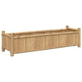 thumbnail image 5 of vidaXL Planter Raised Garden Bed Flower Pot Plant Stand Outdoor Balcony Bamboo, 5 of 7