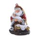 thumbnail image 1 of Adorno navideño de resina abrazando la estatua de Santa Mini colgante de Santa, 1 of 5