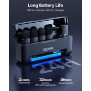 BOYA BY-V4 Wireless Microphone for Camera, 200m, 48kHz/16bit, for YouTube TikTok