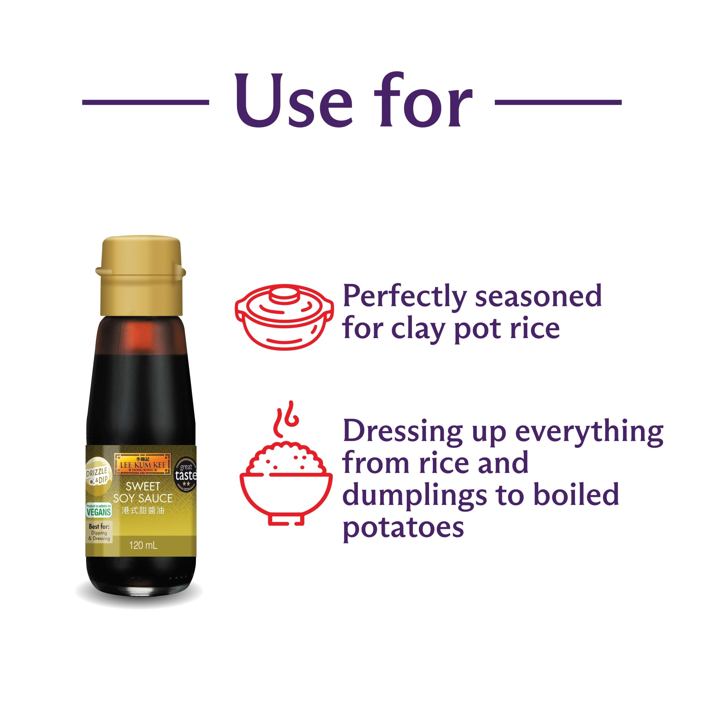Lee Kum Kee Sweet Soy Sauce 120Ml, Imported from Britain