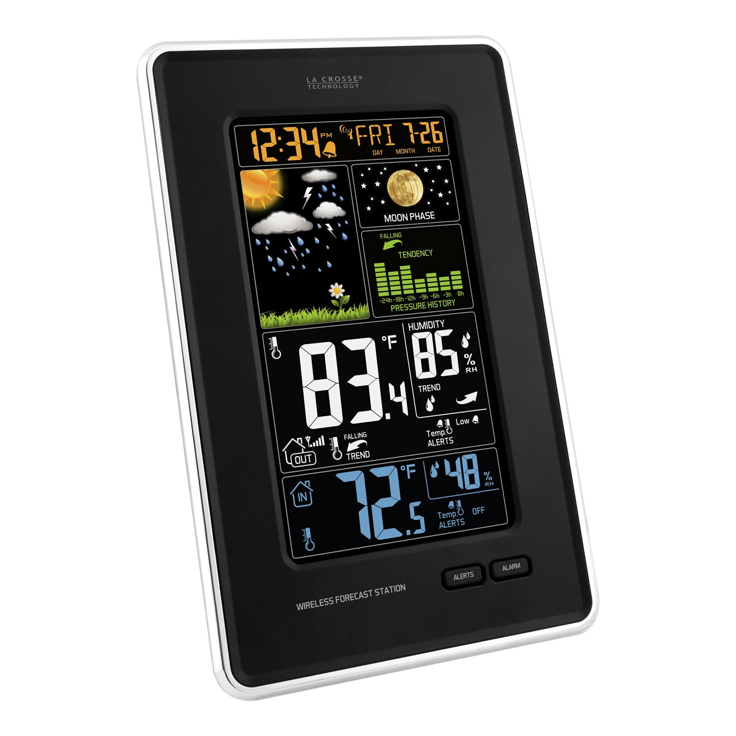 La Crosse Technology Color Weather Station with Temperature Alerts, 1 each, 308-1425B