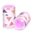 thumbnail image 7 of Yayeee Flameless Candles with Remote Flickering Battery Operated Multi Color Changing, Abstract Triangles, 7 of 7