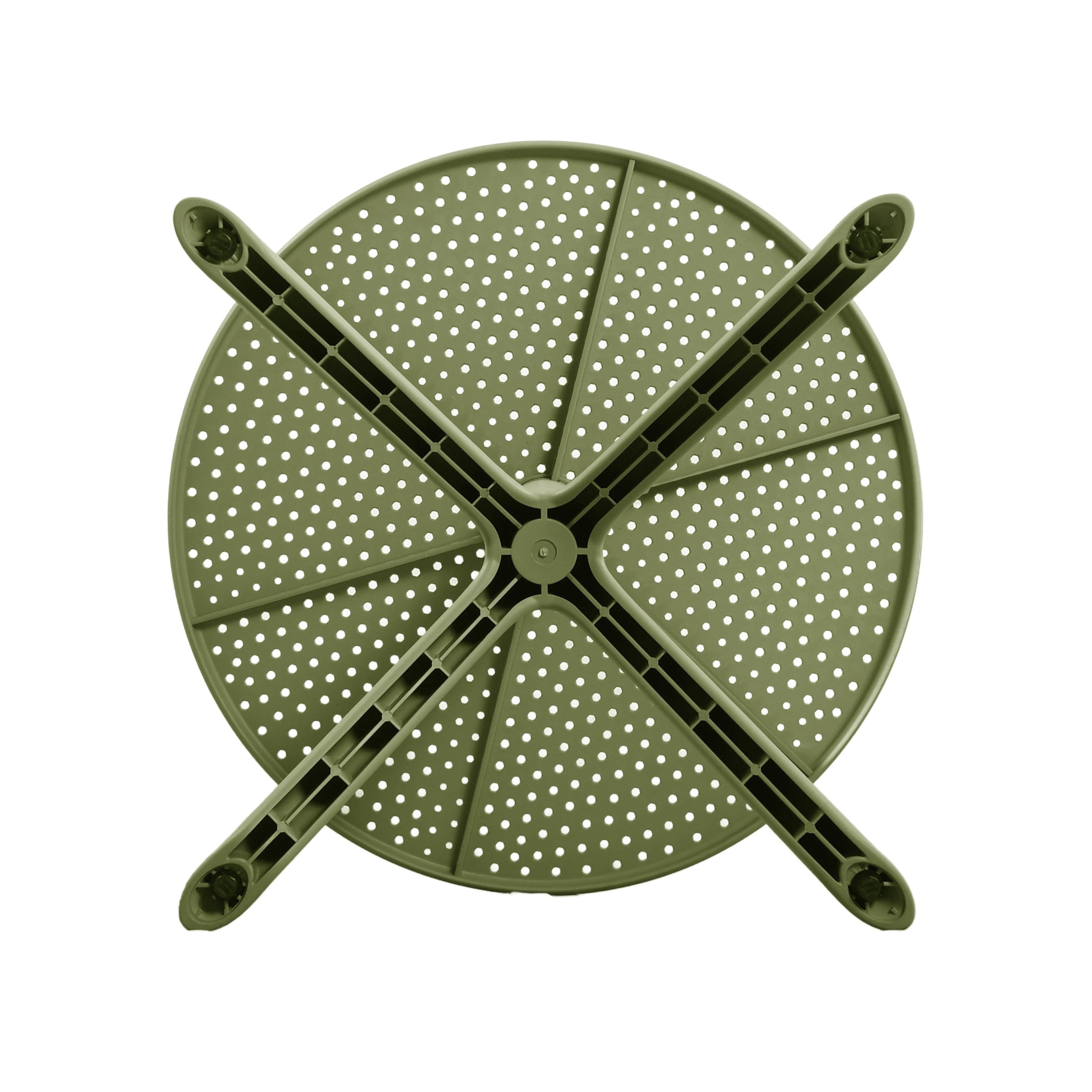 Christopher Knight Home 30.3"H Round Outdoor Bistro Table, Plastic Patio Accent Table, Sage Green