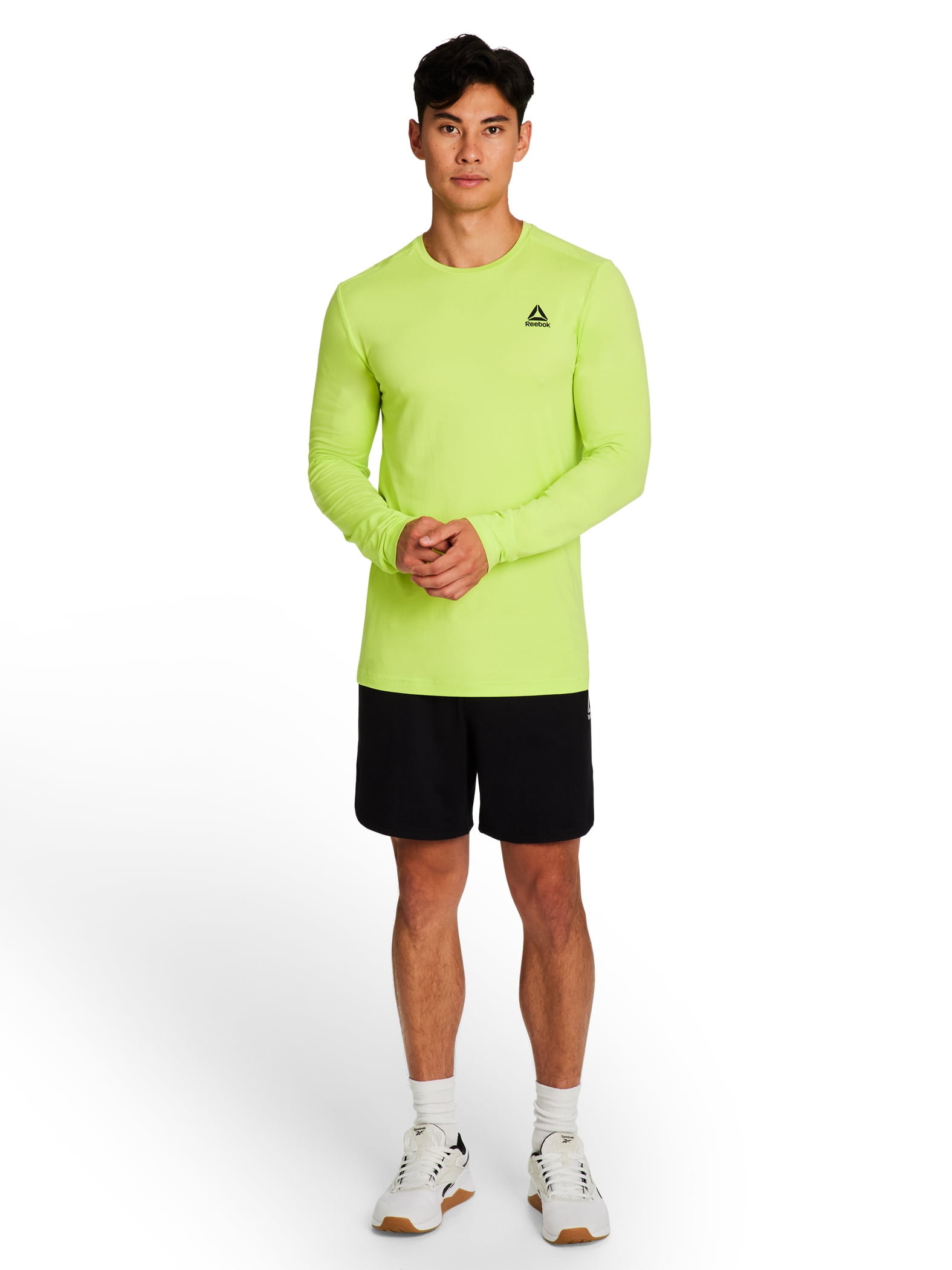 Reebok Men's and Big Men's Legacy Core Long Sleeve Tee Shirt, Sizes XS-5XL