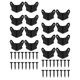 thumbnail image 1 of Furniture Anti Collision Protection Corners Cabinet Corner Guard Black 5.00X4.00X4.00CM Speaker Protection 16Pcs, 1 of 1