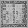 thumbnail image 1 of Ahgly Company Indoor Square Persian Gray Traditional Area Rugs, 7' Square, 1 of 1