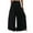 Black, variant on HAiming Women's Wide Leg Palazzo Pants Summer Casual Dressy High Elastic Waisted Loose Lounge Trousers with Pockets