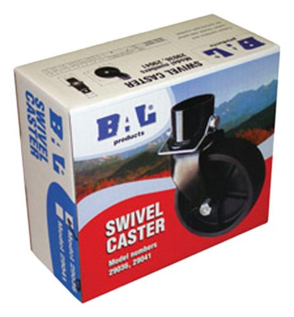 BAL 29036B 1,000 lb. Caster Wheel, Use caster wheel with your tongue