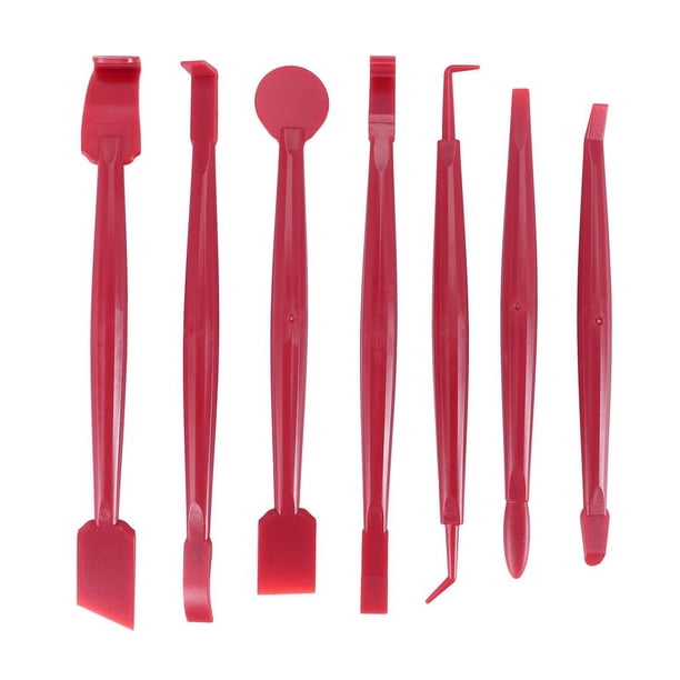 7 Unids Etiqueta Engomada del Coche Vinyl Wrap Film Squeegee Scraper Tools Pegatinas de Kit InstalacióN Cortador