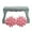 Pink, variant on erfcxs Cellulite Massager Roller 2 Wheel Massage Roller With Ergonomic Handle Pressure Point Muscle Massage Tool For Foot Arm Body Neck Leg Pressure 1pc