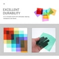 84 Sheets of Colored Cellophane Paper Sheets MultiColored Cellophane