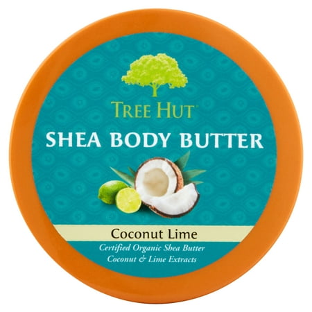Tree Hut Shea Coconut Lime Body Butter, 7 oz (Best Coconut Body Butter)
