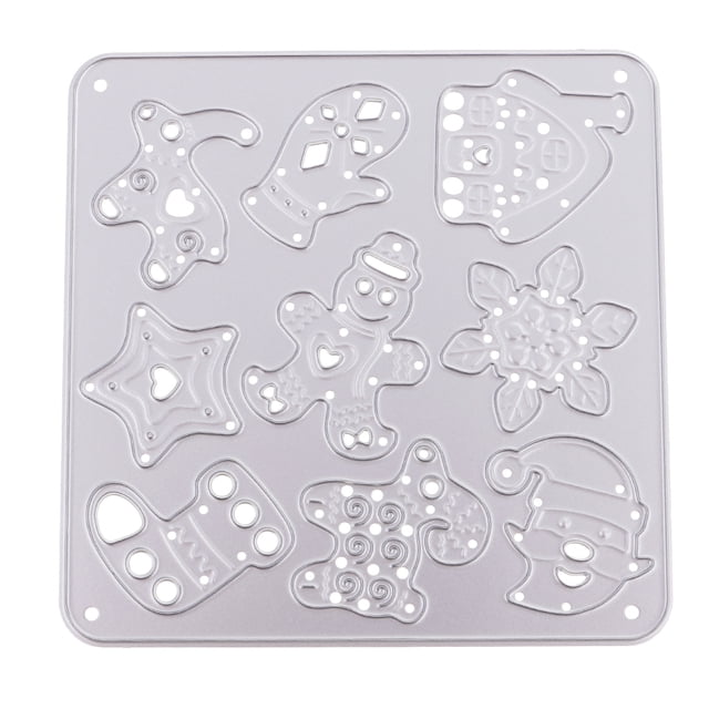 Troqueles de Corte de Navidad BLESIY Plantilla de Grabación en Relieve Manualidades de Papel de álbum de Recortes Mini casa