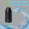 thumbnail image 4 of Reaction Tackle Poids de vers de Tungstène pour la Pêche au Bar - Plombs en Forme de Balle/poids de Pêche - pour Texas Rig et Carolina Rig/taille Estampée, 4 of 6