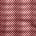 thumbnail image 1 of oneOone Cotton Flex Red Fabric Geometric Sewing Fabric By The Yard Printed Diy Clothing Sewing Supplies 40 Inch Wide, 1 of 5