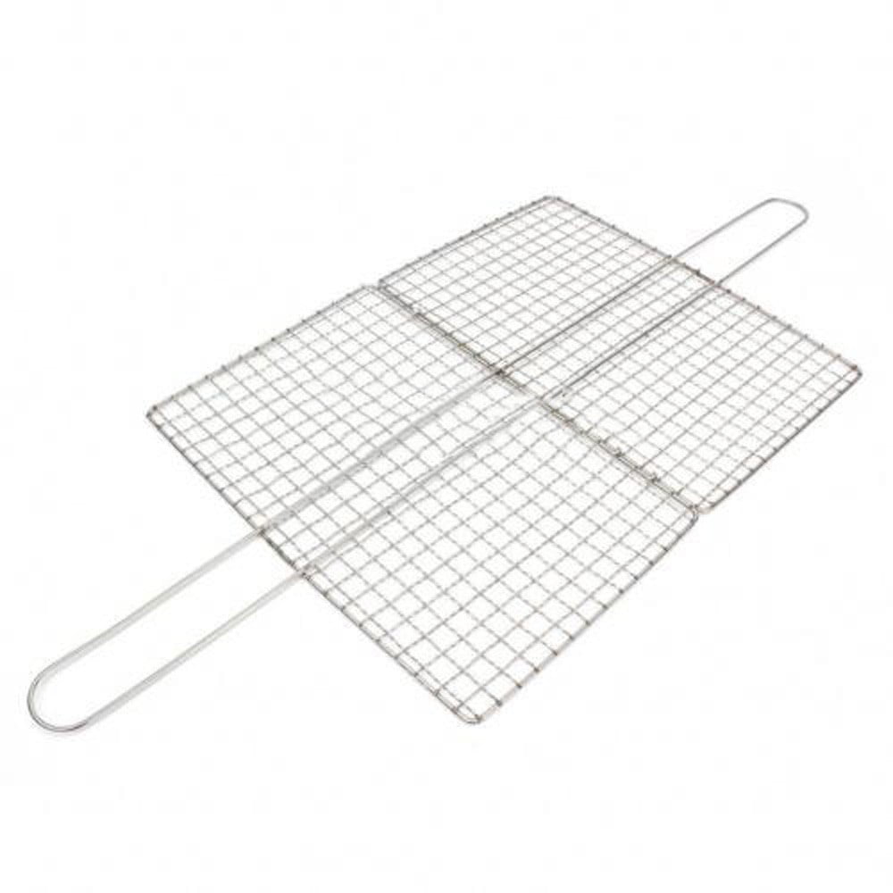 Stainless Steel/BBQ Fish Meat Net Barbecue Grill Mesh-Wire Clamp Outdoor Picnic Stainless Steel/BBQ Fish Meat Net Barbecue Grill Mesh-Wire Clamp Outdoor Picnic