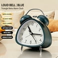 thumbnail image 6 of Vintage Alarm Clock,Alarm Clocks for Heavy Sleepers,Silent Metal Twin Bell Alarm Clock, Retro Alarm Clocks Bedside with Night Light Function, 6 of 7