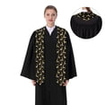 thumbnail image 4 of Haiem Christmas Gold Deers Pattern Graduation Stole 2024 | Premium Satin Sash for Graduation Ceremony, 4 of 7