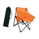 thumbnail image 4 of Silla de campamento silla plegable muebles de exterior transpirables estables con bolsa de almacenamiento para adultos para viajes mochilero de jardín Naranja, 4 of 8