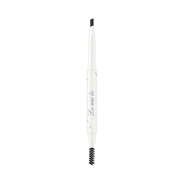 Lápiz de cejas HUOGUO Maquillaje bicéfalo Color Natural