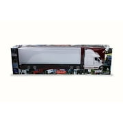 New Ray SS-15553D 1: 43 Long Haul Trucker - Peterbilt Model 387 (Plain White)